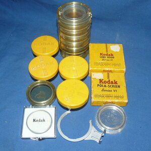 Antique Kodak Early 1950's - 1960's Lens and Filters